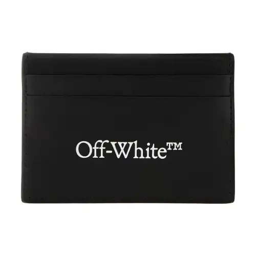 OFF-WHITE Bookish Logo Printed Cardholder