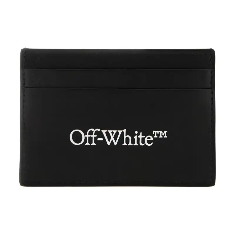 OFF-WHITE Bookish Logo Printed Cardholder
