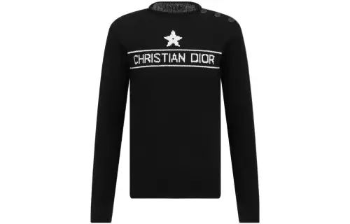 DIOR FW22 Cashmere Sweater Women's Black
