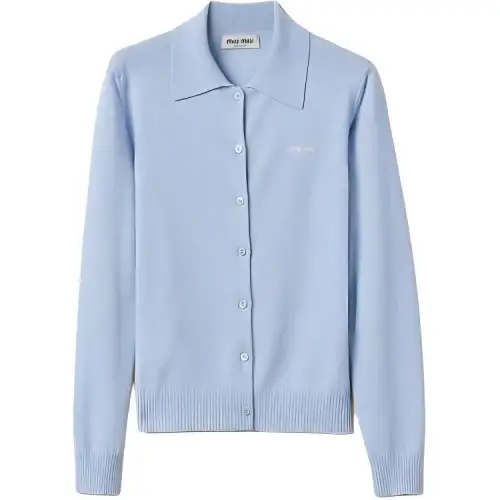 MIU MIU Knitwear Women's Light Blue