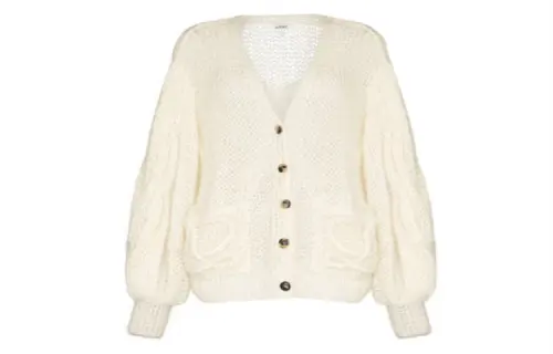 LOEWE SS22 Knitwear Women's Light Umber