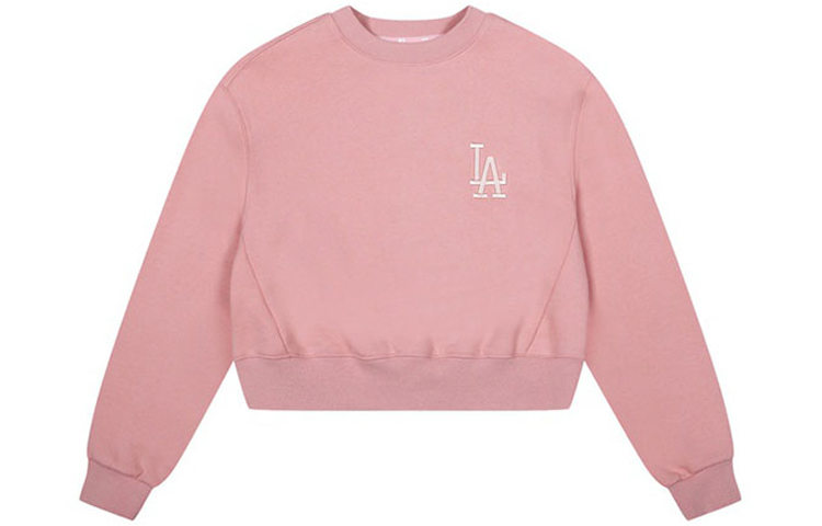 Женское худи MLB Crop Hoodie (розовое)