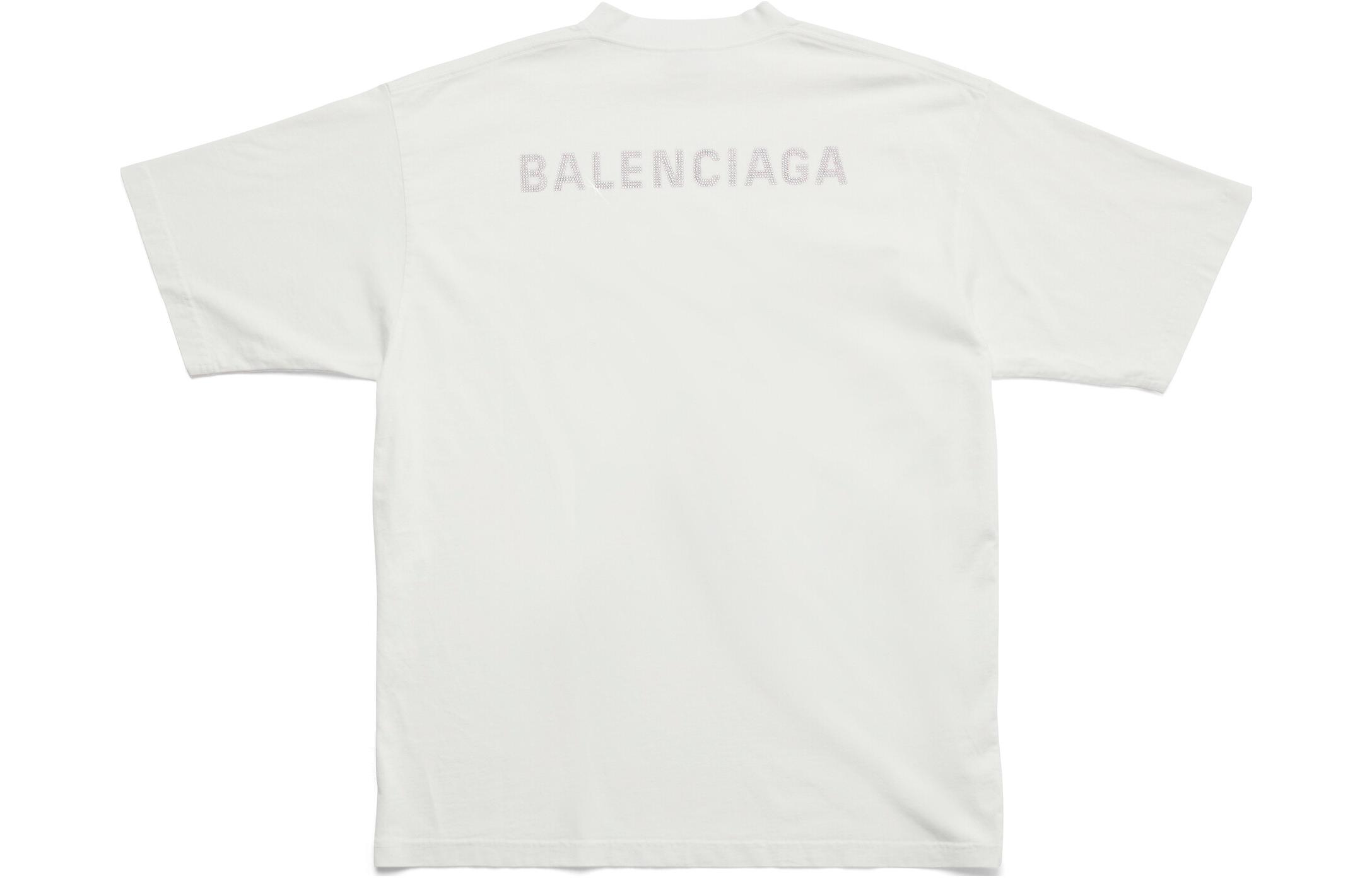Женская футболка Balenciaga (белая)