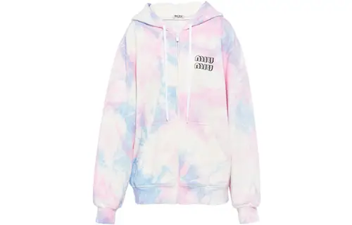 MIU MIU Sweatshirt Coat Women's Snow Pink