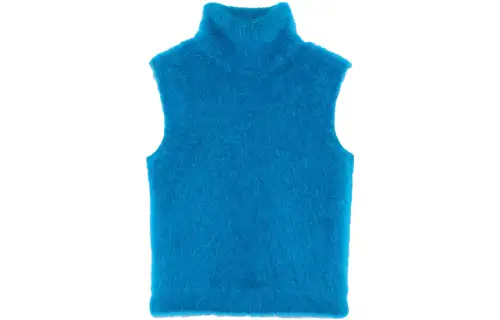 GUCCI Sweaters Women's Blue Turtleneck Moderate Other