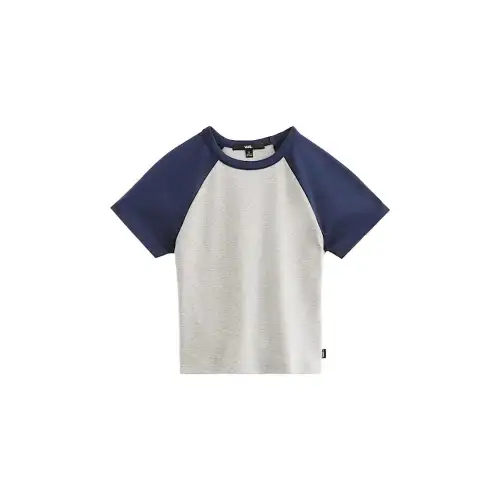 Vans Raglan Sleeve T Shirt Women's Gray