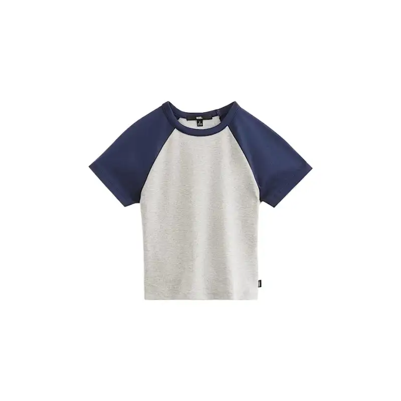 Vans Raglan Sleeve T Shirt Women's Gray
