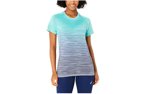 Asics Regular T Shirt Women's Blue