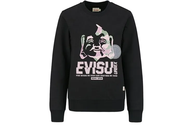 EVISU SS20 Sweatshirt Women's Black