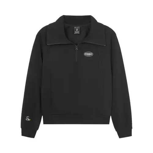 Skechers Sports League Collection Sweatshirt Women's Carbon Black