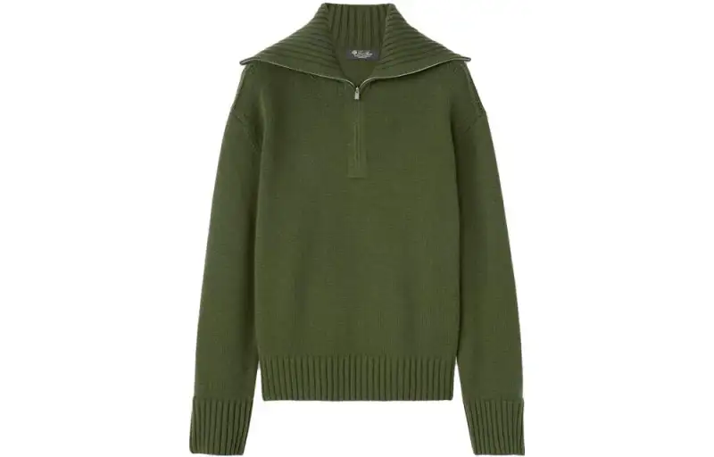 Loro Piana Parksville Pullover Sweater Women's Green