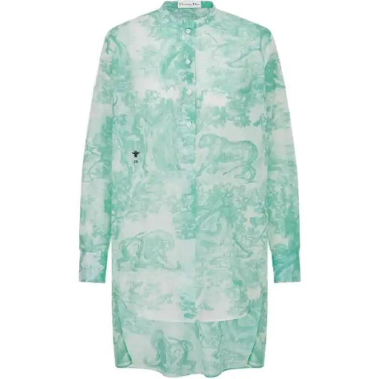 DIOR Dioriviera FW24 Shirt Women's Sea Blue