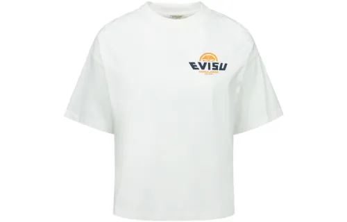 EVISU Drop Shoulder Sleeve T Shirt Women's