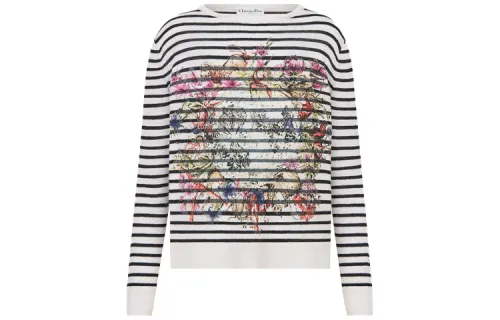 DIOR FW21 Cashmere Sweater Women's White