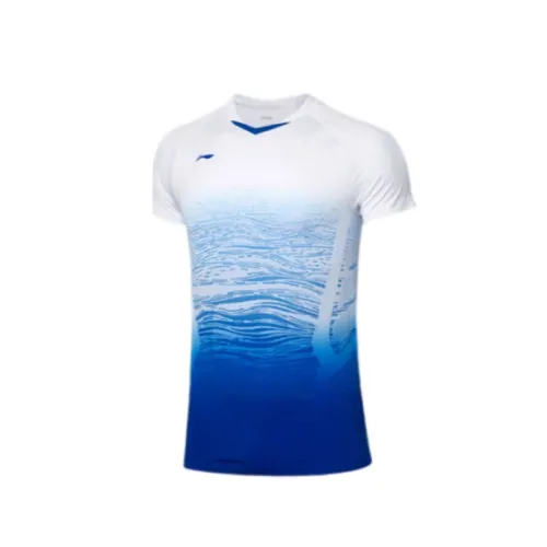 Li Ning Badminton Jersey Men's Blue