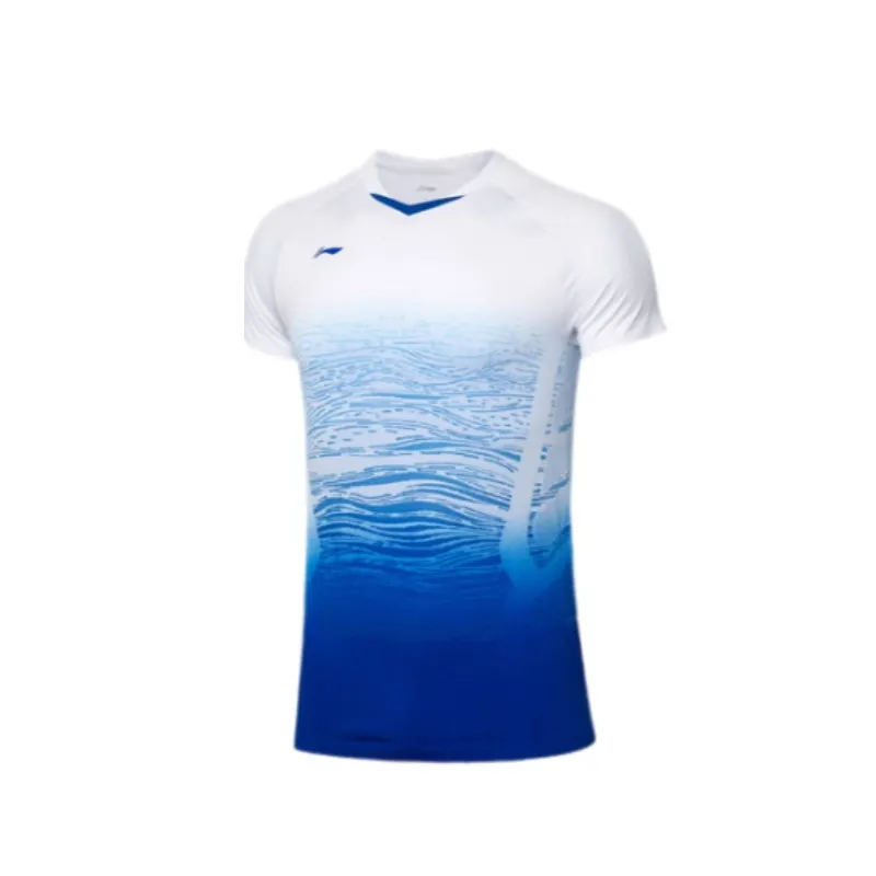 Li Ning Badminton Jersey Men's Blue