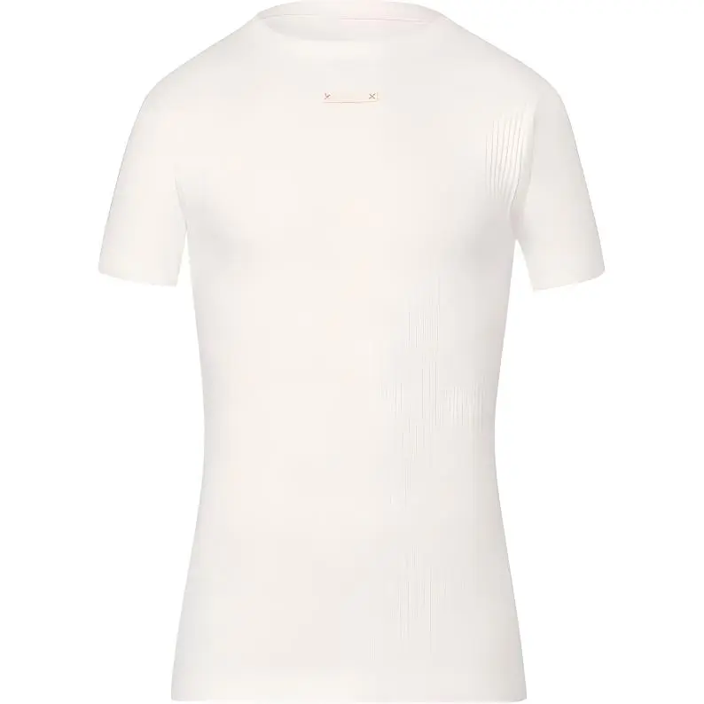 Maison Margiela Logo Patch Knitted T Shirt