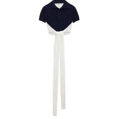 LOEWE Open Back Polo Jumper
