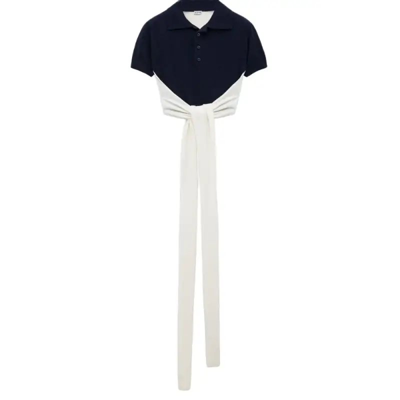 LOEWE Open Back Polo Jumper