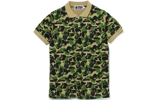 A BATHING APE Bape Polo Shirts Women's Polo Collar Moderate Straight Fit