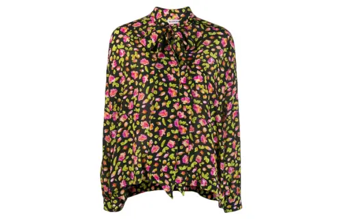 Balenciaga Shirts Women's Multicolor V Neck Other