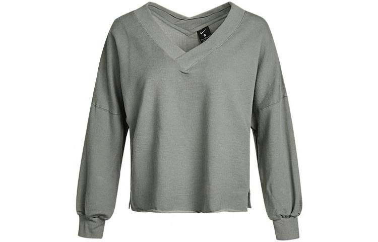 Женское худи Nike Yoga Luxe (зеленое)