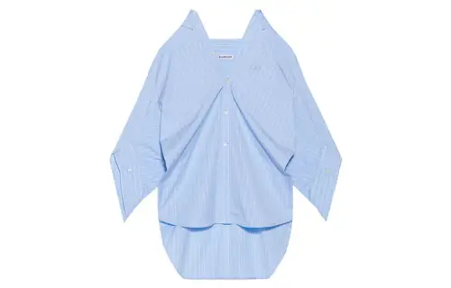 【Previous Season】Swing Twisted cotton shirt