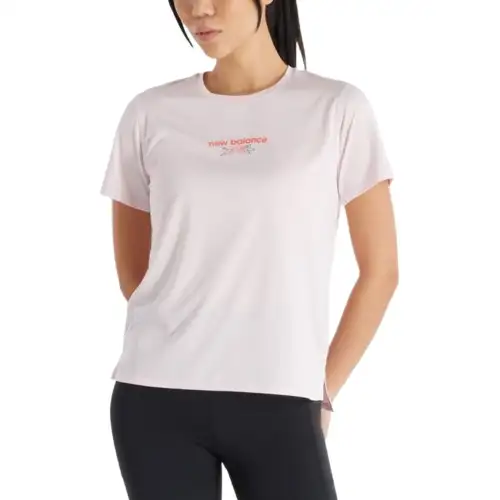 New Balance Regular T Shirt Women's Pink
