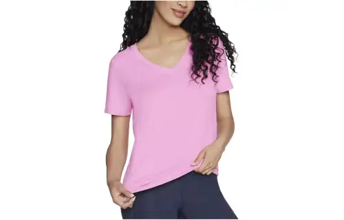 Skechers T Shirt Women's Bright Pink
