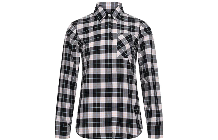 Burberry Shirt Women's Black Gray Pink