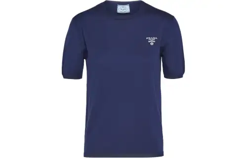 PRADA SS24 T Shirt Women's Blue