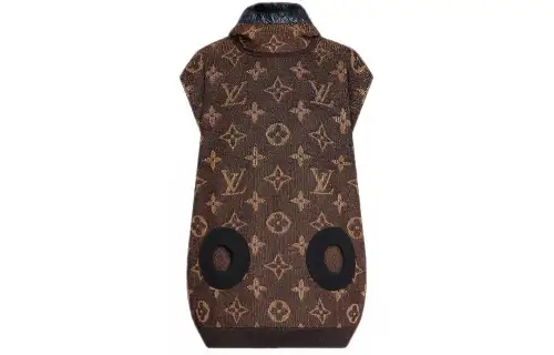 LOUIS VUITTON Lurex Monogram Sleeveless Pullover