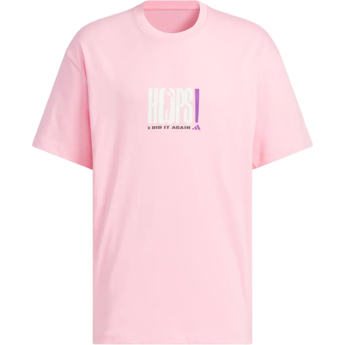 Adidas BASKETBALL SS25 T Shirt Men's Light Pink