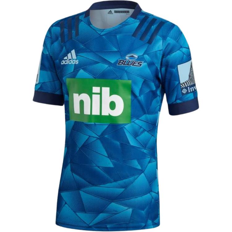 Adidas BAJU LELAKI SPORT PLANET 39 35 Rugby Jersey Men’s Royal Trace