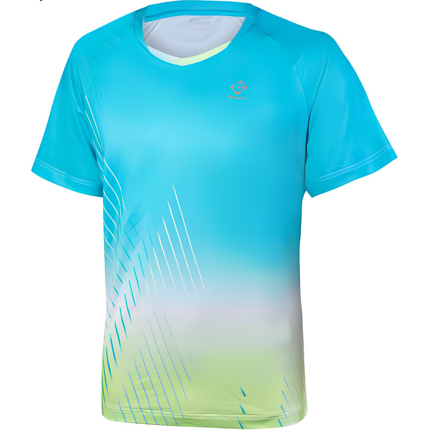 KUMPOO Badminton Jersey Unisex Light Blue