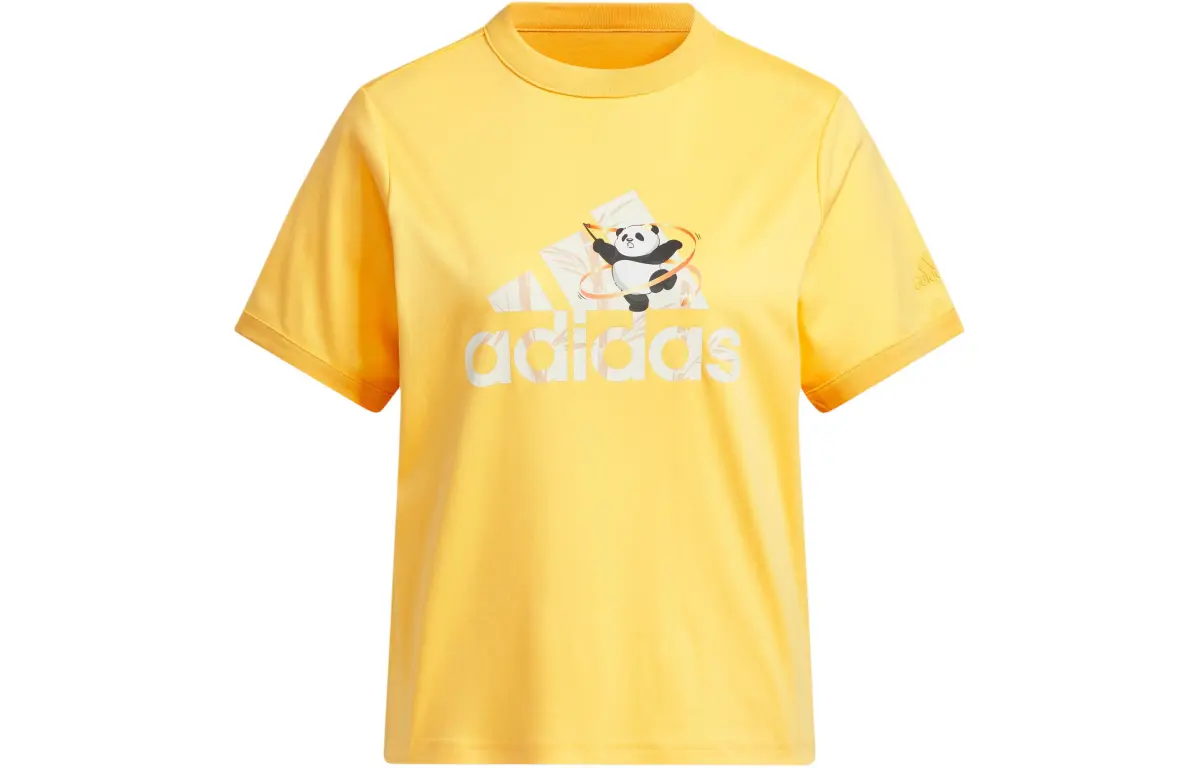 Adidas T Shirt Women's Bright Yellow