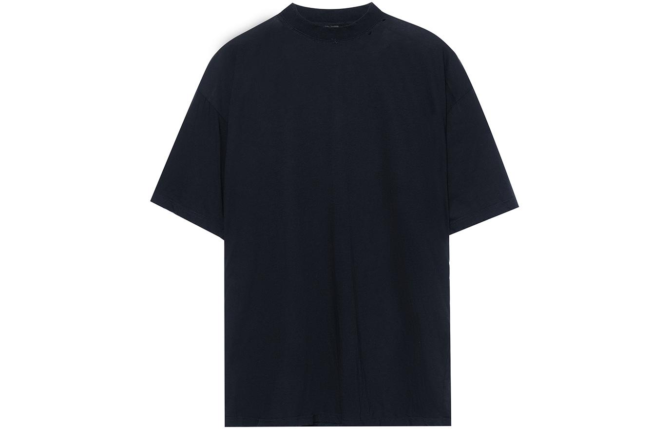 Женская футболка Balenciaga SS23 (черная)