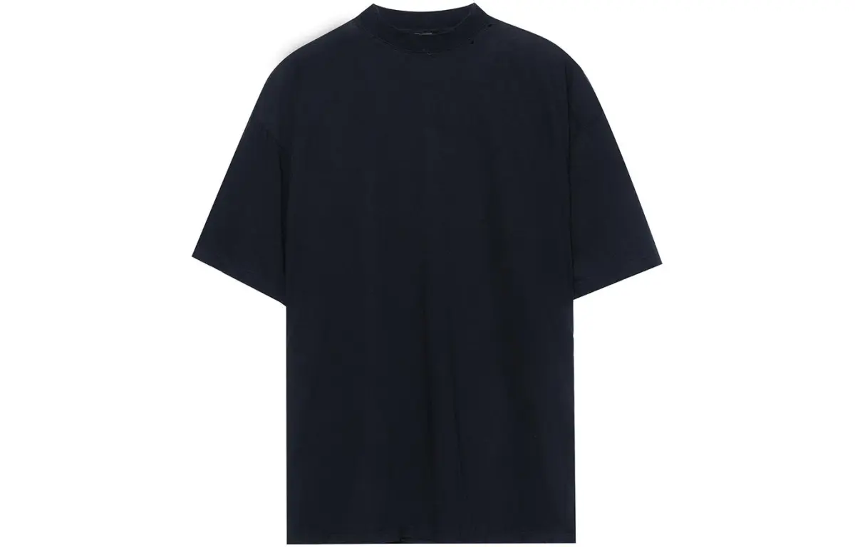 Balenciaga SS23 T Shirt Women's Black Loose Fit
