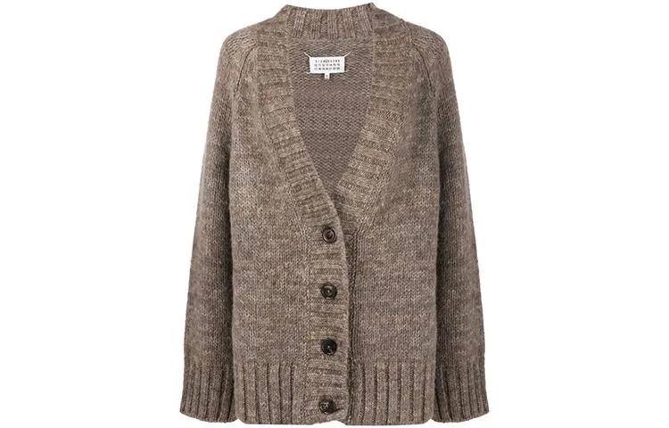 Maison Margiela Oversized Mélange Cardigan