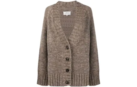 Maison Margiela Oversized Mélange Cardigan
