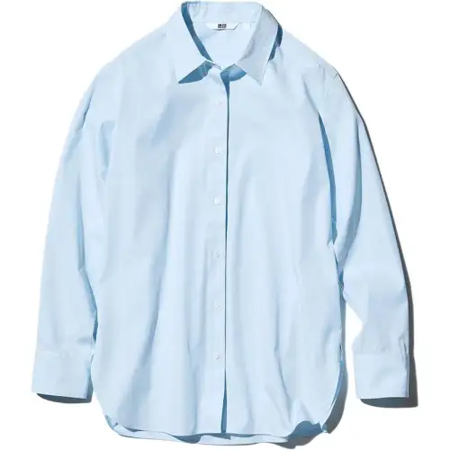 UNIQLO Shirt Women's Light Blue
