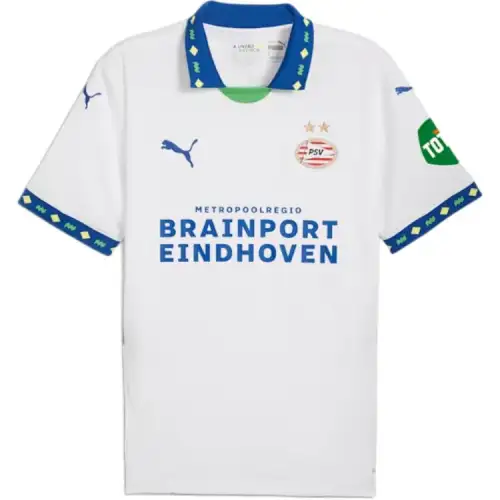 PUMA SS24 Soccer Jersey Men's White Blue