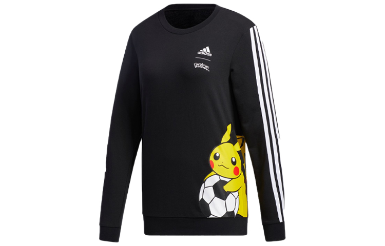 Женское худи adidas x POKEMON (черное) — фото 1