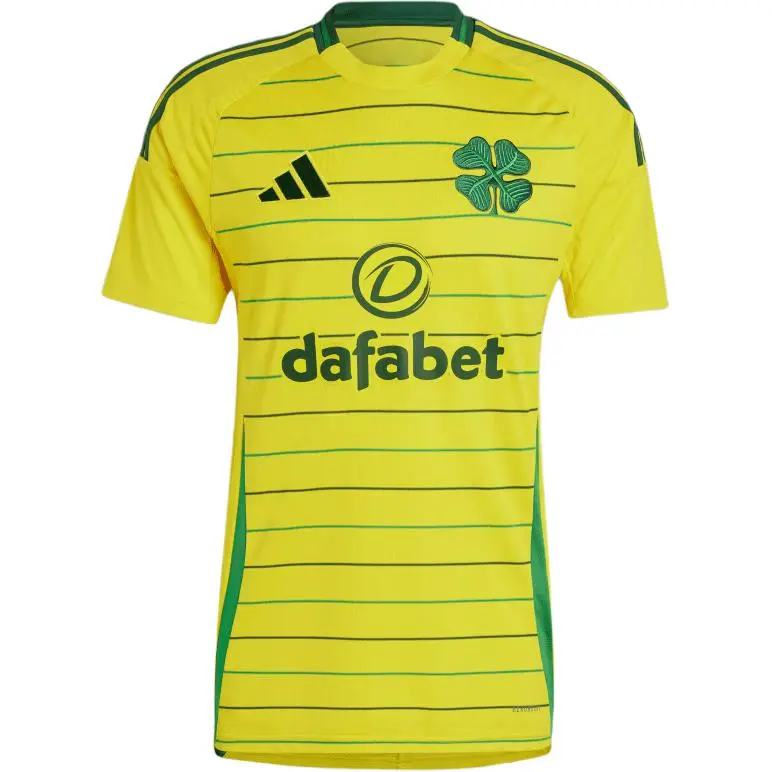 Adidas Celta SS24 Soccer Jersey Men's Yellow Green