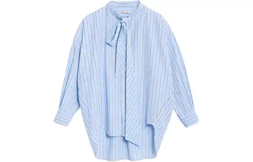 Balenciaga Shirts Women's Blue Moderate