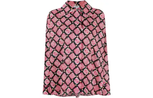 LOEWE Shirts Women's Red Lapel Moderate