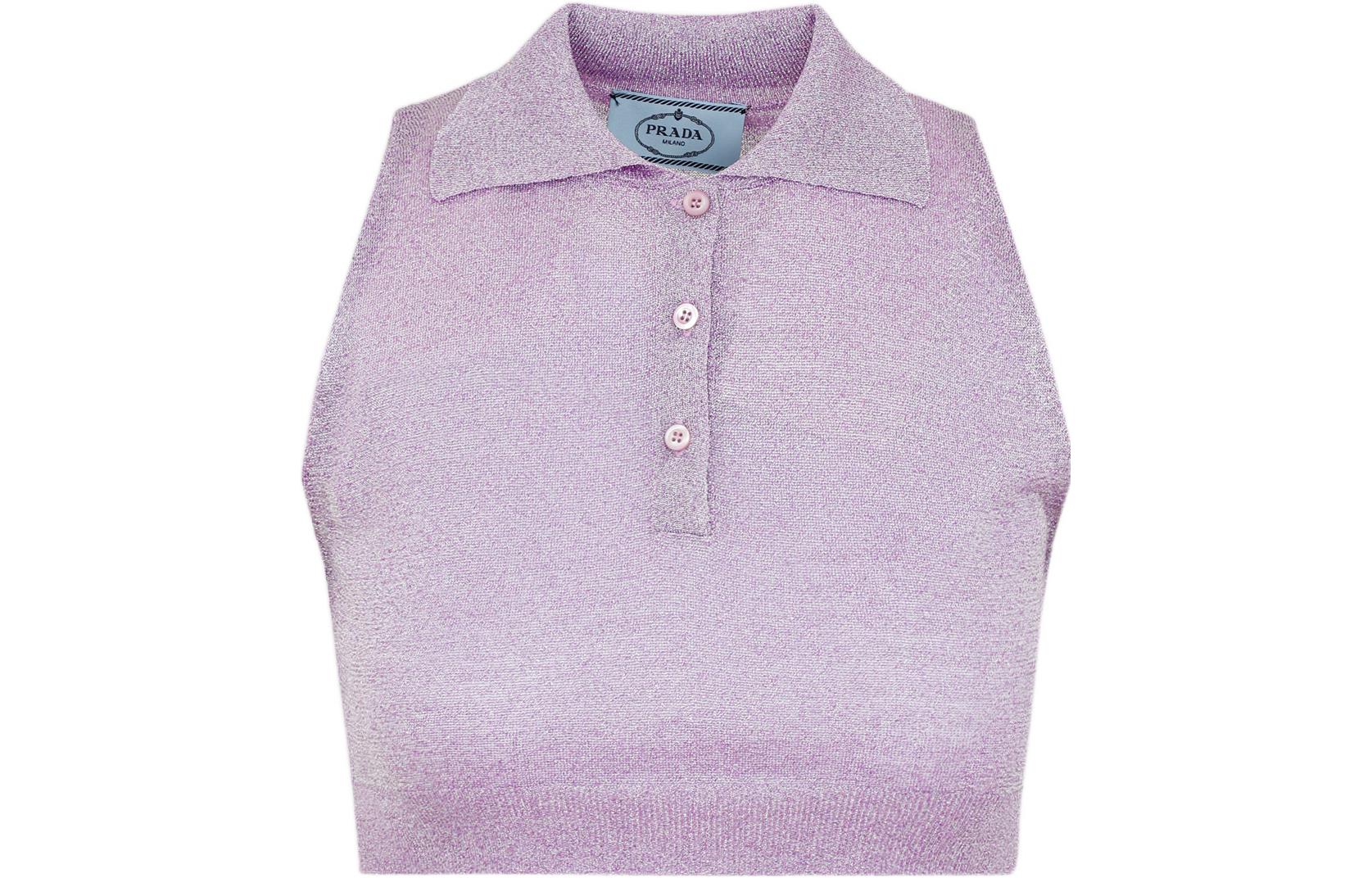 Женская футболка Prada Polo (белая)