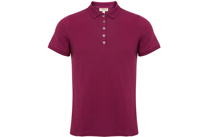 Burberry Polo Shirt Women's Magenta
