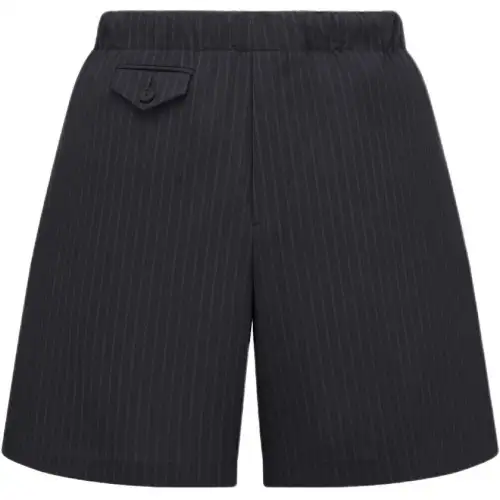 DIOR Homme Striped Bermuda Shorts