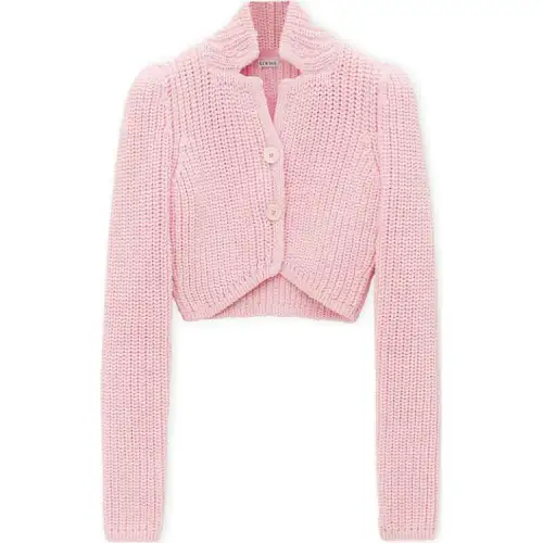 LOEWE Cropped Jacket 'Pink'